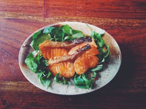 Lachs Teriyaki