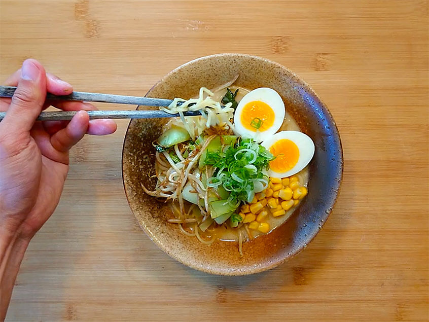 Veggie Miso Ramen | Uchi Gohan - Rezepte von japanischer Hausmannskost
